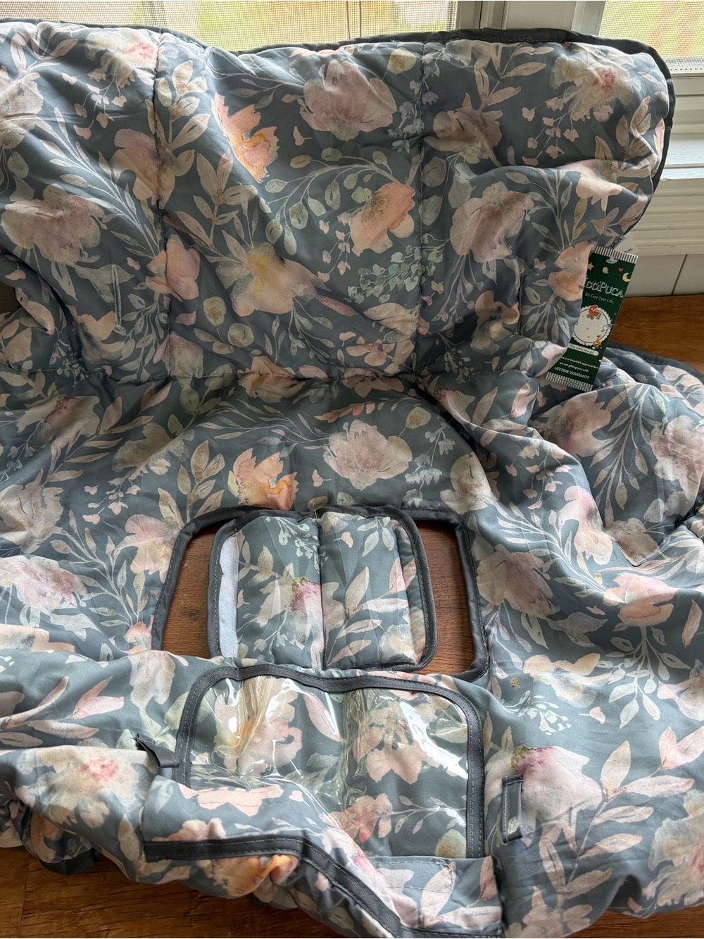 Floral Shopping Cart Seat Cover